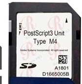 CÀI IN MACBOOK TRÊN RICOH MP cần có thẻ nhớ Postcript3 