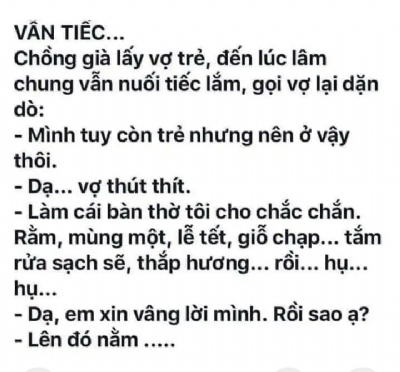 vẫn còn tiếc của lắm 